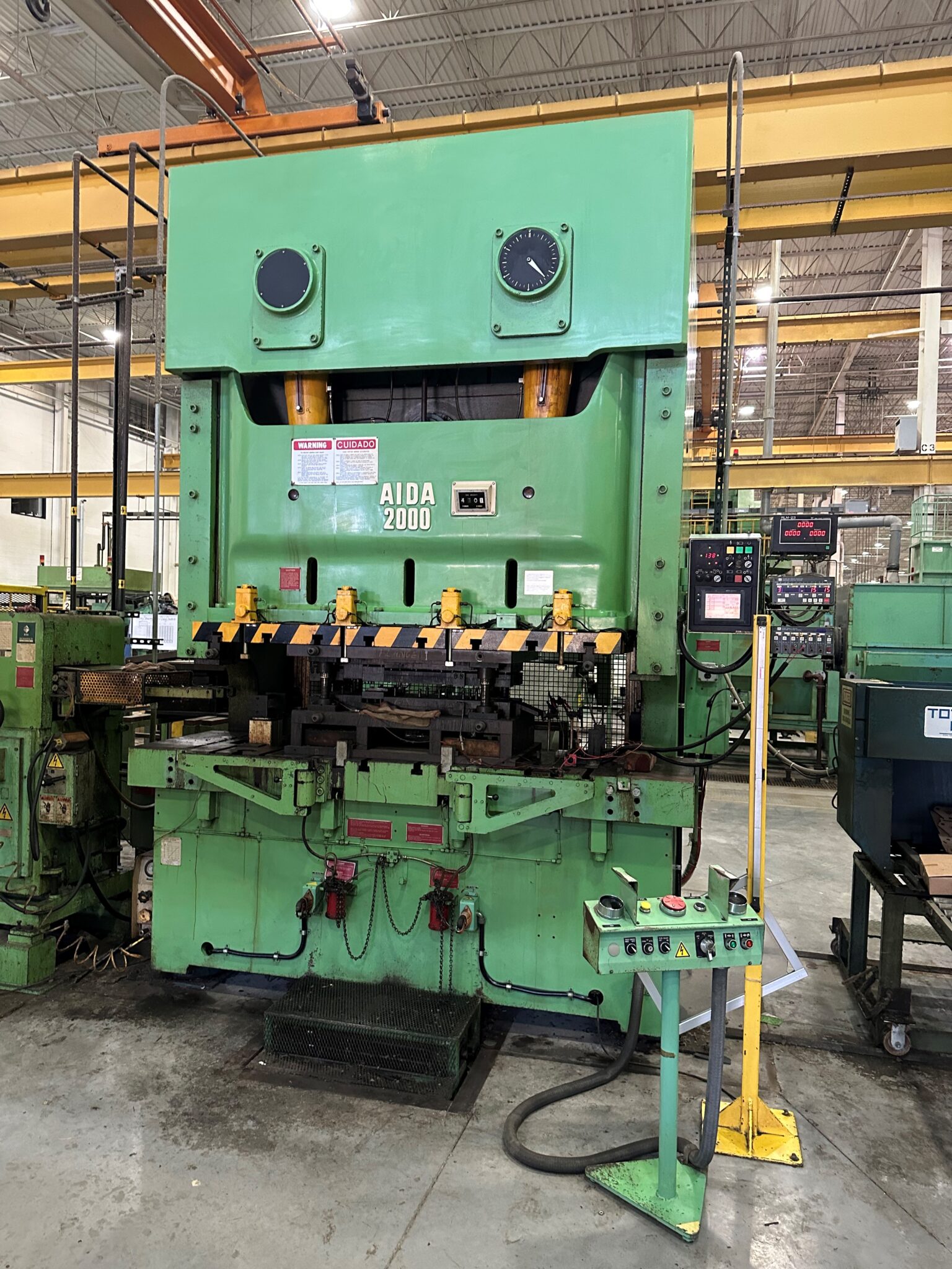 220 Ton Aida 2 Point Gap Frame Press - General Machinery LLC